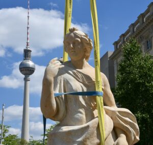 Sicher verschnürt für den Aufhub.